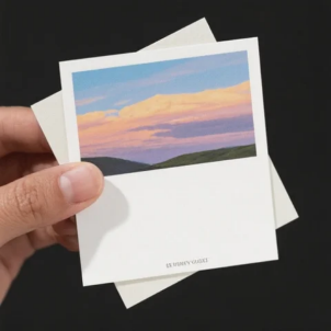 Matt Laminated Note Cards